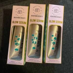 Bundle of 3 Beautaniq Beauty highlighting cream Glow Serum NIB